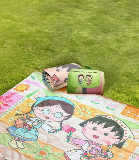 Chibi Maruko Picnic Mat & Towel
